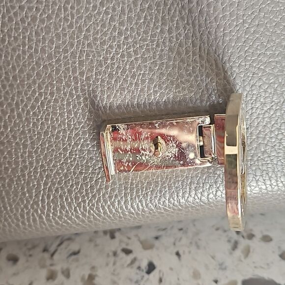 Gucci Taupe Pebbled Leather Shoulder Bag with COA - Picture 12 of 17